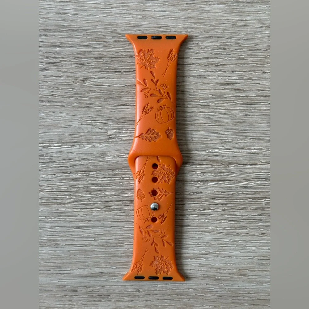 Fall / Autumn Orange Leaves 38/40mm Handmade Apple Watch Band